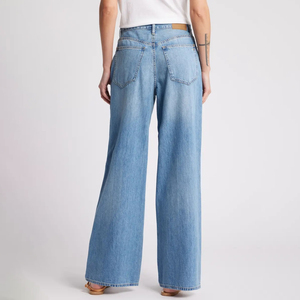 Nouveau Jean Décontracté Femme en Denim Coupe Évasée avec Poches et Trous, Broderie Personnalisée, Style Vintage Urbain, Séchage Rapide, Respirant, Taille Mi-Haute - Product Image 2