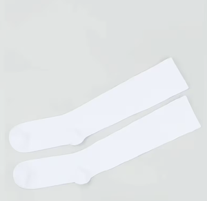 Chaussettes blanches pour hommes, toutes saisons, confortables, pour les sports de plein air - Product Image 5