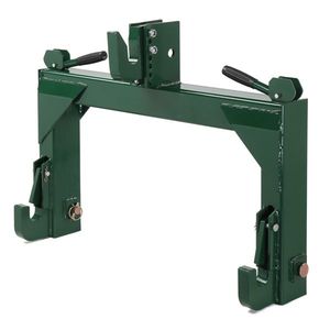 3 Pt Green Quick Hitch Adapter for Category 1 and 2 Tractors up to 3000lbs with Adjustable Bolt - Product Image 6