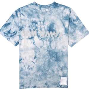 เสื้อยืดผ้าฝ้ายไล่ระดับสีแฟชั่นสไตล์เมืองทรงหลวมเสื้อยืดย้อมสีแบบเวียดนามทำด้วยมือสำหรับฤดูใบไม้ร่วงฤดูหนาว100% - Product Image 1