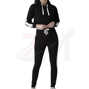 Ensemble de survêtement actif confortable pour la course, l'entraînement et un style de vie décontracté – Ensemble de jogging tendance pour femme - Product Image 1