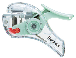 Engrapadora Japonesa sin Grapas KOKUYO Harinacs Mini Alpha Manual, Capacidad para 5 Hojas, Mecanismo Transparente de Plástico, Sujetador de Papel - Product Image 2
