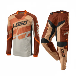 Ensemble de motocross personnalisable imprimé, style unique, fabrication professionnelle, maillot et pantalon de course moto, séchage rapide pour l'été - Product Image 5