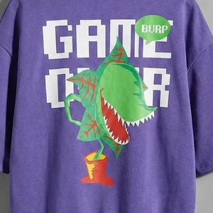 Camiseta Oversize de Lana Tejida Vintage de Alta Calidad y Camiseta de Manga Corta Estampada para Hombre, Colección Streetwear 2026, Nueva Colección Mixed Emotion - Product Image 4