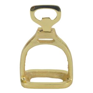 ที่เปิดขวดรูปอานม้าสีทอง ของตกแต่งบาร์ที่บ้าน ที่เปิดขวดโลหะทำมือ สไตล์ขี่ม้า ของขวัญเกรดอาหาร - Product Image 1