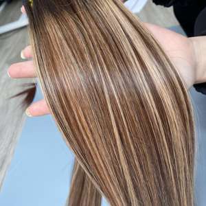 ผมมนุษย์ผมเวียดนามผมตรงสีไฮไลท์ผ้าเปียโน - Product Image 6