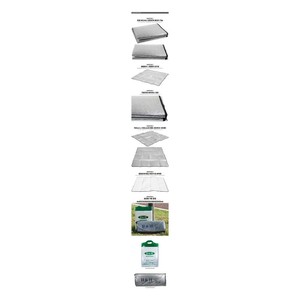 Tapis de pique-nique coréen en feuille d'aluminium, imperméable, pour le camping, avec sac de rangement, 130 x 150 cm, pliable, pour l'extérieur - Product Image 2