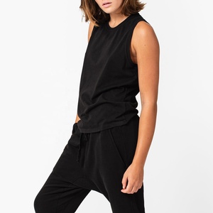 Wholesale New Summer Women 2 Piece Sets Tracksuit Sexy Solid Color Sleeveless Lady Swear Suit - Product Image 1