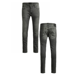 Jean en denim tricoté décontracté taille haute pour homme, coupe droite confortable, idéal pour le quotidien et les styles saisonniers (ODM) - Product Image 1