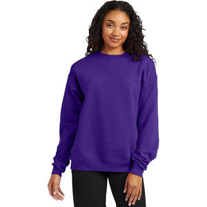 Sweat-shirt personnalisable pour homme, couleur unie, en molleton épais, col rond, style streetwear - Product Image 3