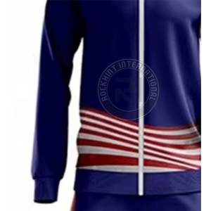 Survêtement en polyester et coton de qualité supérieure, matière respirante, toucher doux, idéal pour la salle de sport, le sport, le jogging et le confort quotidien. - Product Image 3