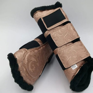 Ensemble de tapis de selle matelassés en feutre personnalisables et élégants, avec doublure en polycoton, pour l'équitation – Vente en gros - Product Image 5