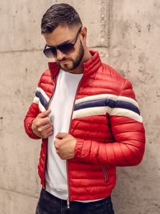 2023 à la mode respirant OEM en gros personnalisé hommes XL doudoune tissu léger couleur bloc conception décontracté à capuche hiver mode - Product Image 5
