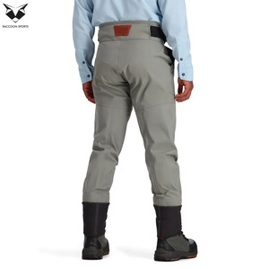 Pantalon de pêche gris imperméable résistant à l'abrasion, pantalon de pêche technique coupe-vent pour les professionnels - Product Image 3