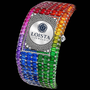 Luxury Quartz Stainless Steel Diamond <b>Watch</b> Square <b>Case</b> 20mm Band Men's Fashion <b>Watch</b> LOISTA - Product Image 1