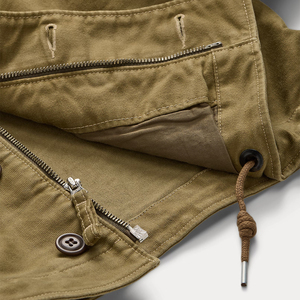 Veste de travail vintage en velours côtelé de qualité supérieure pour homme, style militaire, personnalisable OEM, résistante au vent, collection Hiver Heritage Americana - Product Image 4