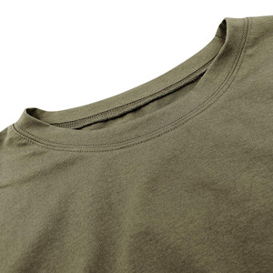 Custom Logo High Quality 260GSM <b>Box</b> Fit 100%Cotton Men's T-Shirts <b>Drop</b> Shoulder Oversized Cropped Boxy Plussize T Shirts for Men - Product Image 4