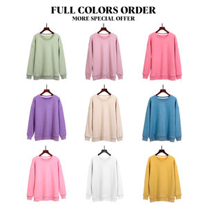 HIC Nouveau T-shirt pour homme grande taille à manches régulières 320g 100% coton biologique col rond sweat-shirt doublé en tissu éponge Impression personnalisée - Product Image 1