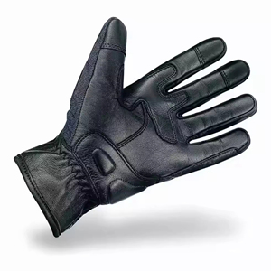 Guantes de Motociclismo de Piel Sintética de Alta Calidad, Guantes de Carreras para Motocicleta, Diseño Deportivo con Patrón Cruzado en los Dedos - Product Image 2