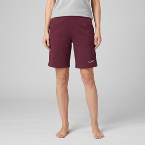 Shorts en coton à taille haute pour femmes, coupe régulière, respirants, pour la course à pied, le yoga, les entraînements, vêtements de sport d'été - Product Image 1