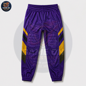 Uniforme de Fútbol Americano Personalizado en Oro Púrpura, Pantalones y Camiseta para Equipo Deportivo, Ropa Deportiva para Entrenamiento, Juego y Competencia Profesional - Product Image 4
