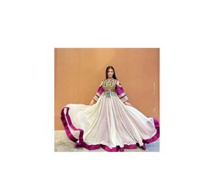 Afghan Kuchi Vestidos Tribal étnico vintage kuchi vestido, Afghan/Pakistán Kuchi fiesta tradicional Multi colores Vestidos - Product Image 2