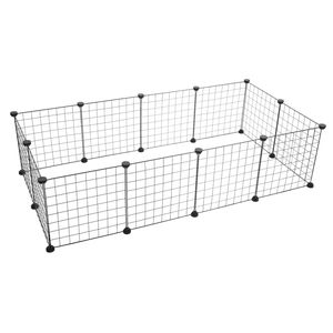 Recinto Portatile in Metallo per Piccoli Animali, Gabbia Robusta per Porcellini d'India, Conigli e Altri Animali Domestici - Product Image 6