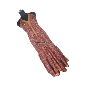 Nuevo Vestido Largo de Seda para Mujer, Estilo Bohemio, Estampado Floral Colorido, Vintage, para la Playa, para Vacaciones, Elegante, para Cena, con Espalda Descubierta - Product Image 4