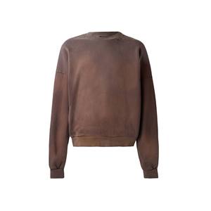 Sudadera de punto para hombre, estilo casual, lavado ácido, cuello redondo, estampada, de ajuste holgado, tejido grueso, para invierno, venta al por mayor - Product Image 4