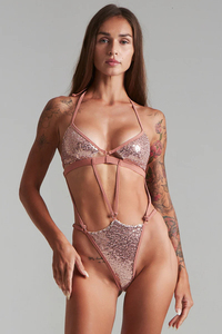 Traje Deportivo Cómodo de Alta Calidad, Body para Danza Atlética de Calidad Superior, Ajuste Delgado, Tejido Elástico Transpirable - Product Image 4