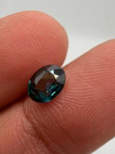 Zafiro TEAL Natural, Corte Ovalado, Azul Verde, 1.15CT, Ceilán, Sri Lanka, para Joyería, con Juego de Color - Product Image 3