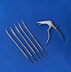 Ensemble d'instruments chirurgicaux endoscopiques interlaminaux angulaires en acier inoxydable allemand pour chirurgie de la colonne vertébrale, réutilisable, autoclavable, CE Pacho - Product Image 4