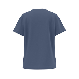 Best Quality Low Price Custom Logo And Solid Color Doctors Hospital Wear Medical <b>Scrubs</b> <b>Top</b> Shirt Supplier - Product Image 2