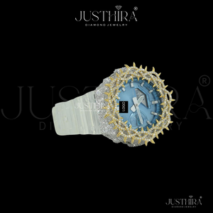 Montre de luxe en moissanite VVS, style hip-hop, avec lunette sertie de diamants, à porter tous les jours au meilleur prix - Product Image 3