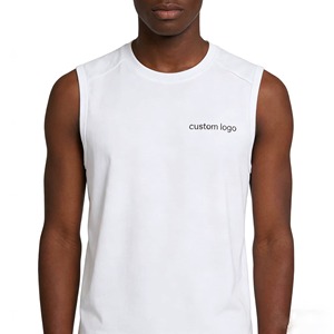Pack of 3 <b>Black</b> Ribbed <b>Knitted</b> 100% Cotton <b>Tank</b> <b>Tops</b> for Men Breathable Beach Style Casual Ripped Look in Stock - Product Image 3