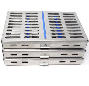 Cassette de Stérilisation Dentaire Manuelle en Acier Inoxydable de Haute Qualité Medivolve pour 10 Instruments Certifiée CE Vente en Gros - Product Image 3