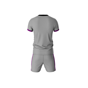 Conjunto de Uniforme de Rugby Juvenil Personalizado 100% Poliéster, Jersey y Pantalones Cortos Sublimados Resistentes para Deportes Escolares y de Club, Proveedor OEM - Product Image 4
