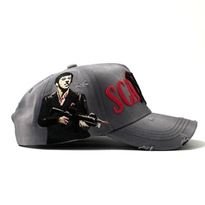 หมวกเบสบอลแบบ Snapback 5 ชิ้นส่วน ปักโลโก้ ขอบแบน ผ้าแคนวาส ผ้าฝ้าย รับผลิตตามสั่ง ขายส่งจากโรงงานโดยตรง OEM ODM - Product Image 6