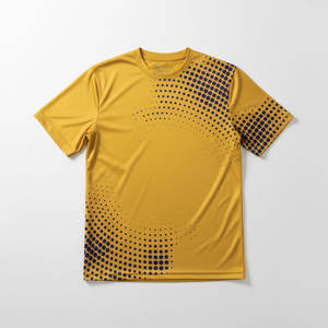 Custom Sports T Shirt Men Breathable Quick Dry Gym Training Tee Soccer Jersey Style OEM Fitness Wear Manufacturer - Product Image 5