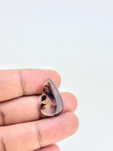 Agate de Montana 100% naturelle, pierre précieuse en vrac, magnifique cabochon brun, formes variées, Sambhav Jewels, haute qualité, certifiée par une tierce partie - Product Image 5