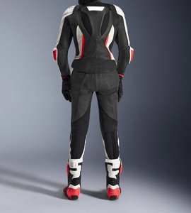 Combinaison en cuir pour motards, veste et pantalon de moto en cuir, personnalisable - Product Image 3