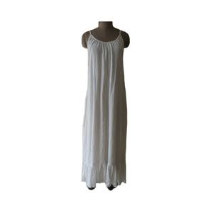 Vestido Maxi Blanco para Mujer, Vestido Maxi Tipo Slip - Product Image 1