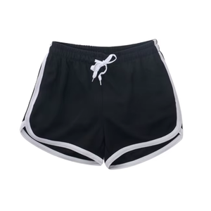 Latest design Summer Casual Fashion <b>Running</b> Beach Stretch Elastic Waist Soft Jersey shorts for women - Product Image 1