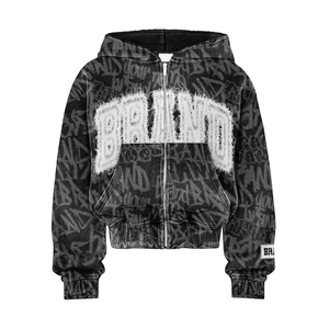 Conjunto Deportivo para Hombre, Grueso, con Capucha y Cierre de Cordón, Diseño Personalizado OEM/ODM, Calidad Premium, 100% Algodón, Ecológico y Transpirable - Product Image 2