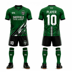 Kids Soccer Team Uniform Breathable Football Jersey Sets Custom Printed Youth Sportswear Match Training Kits With Custom <b>Name</b> - Product Image 1
