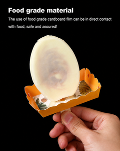 Barquette à frites en forme de bateau, jetable, écologique, biodégradable, en papier kraft de qualité alimentaire, pour restaurant, avec logo personnalisé - Product Image 2