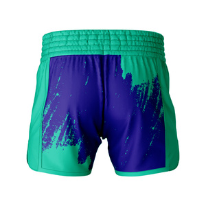 กางเกงมวยไทย MMA แบบสั่งทำพิเศษ พิมพ์ลายแบบ Sublimation แห้งเร็ว 100% โพลีเอสเตอร์ ทรงปกติ สำหรับผู้ใหญ่ ใส่ได้ทั้งชายและหญิง ชุดศิลปะการต่อสู้ - Product Image 5