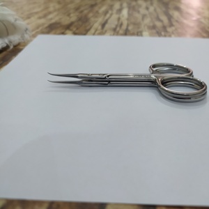 Double Curved Nail Cuticle <b>Scissors</b> STALEKS Range Nail Arts Manicure Shears Stainless Steel Extra <b>Sharpening</b> Blade Cuticle Tools - Product Image 1