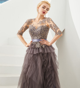 Vestidos de Noche Sensuales, Vestidos Largos de Graduación 2026, Vestidos de Graduación con Mangas Ilusión, Vestidos de Fiesta, Vestidos de Graduación para Mujer - Product Image 3