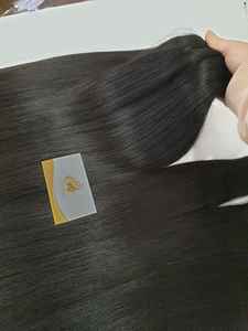 ผมต่อแบบ100% ทอลายลูกไม้ HD แบบเส้นผมยืด8นิ้วผมคนเรีมีเวียดนามดิบกระดูกสองชั้น - Product Image 5